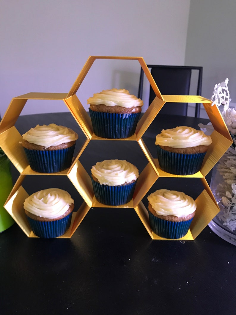 LARGE 3D Printed Cupcake Stand Etsy