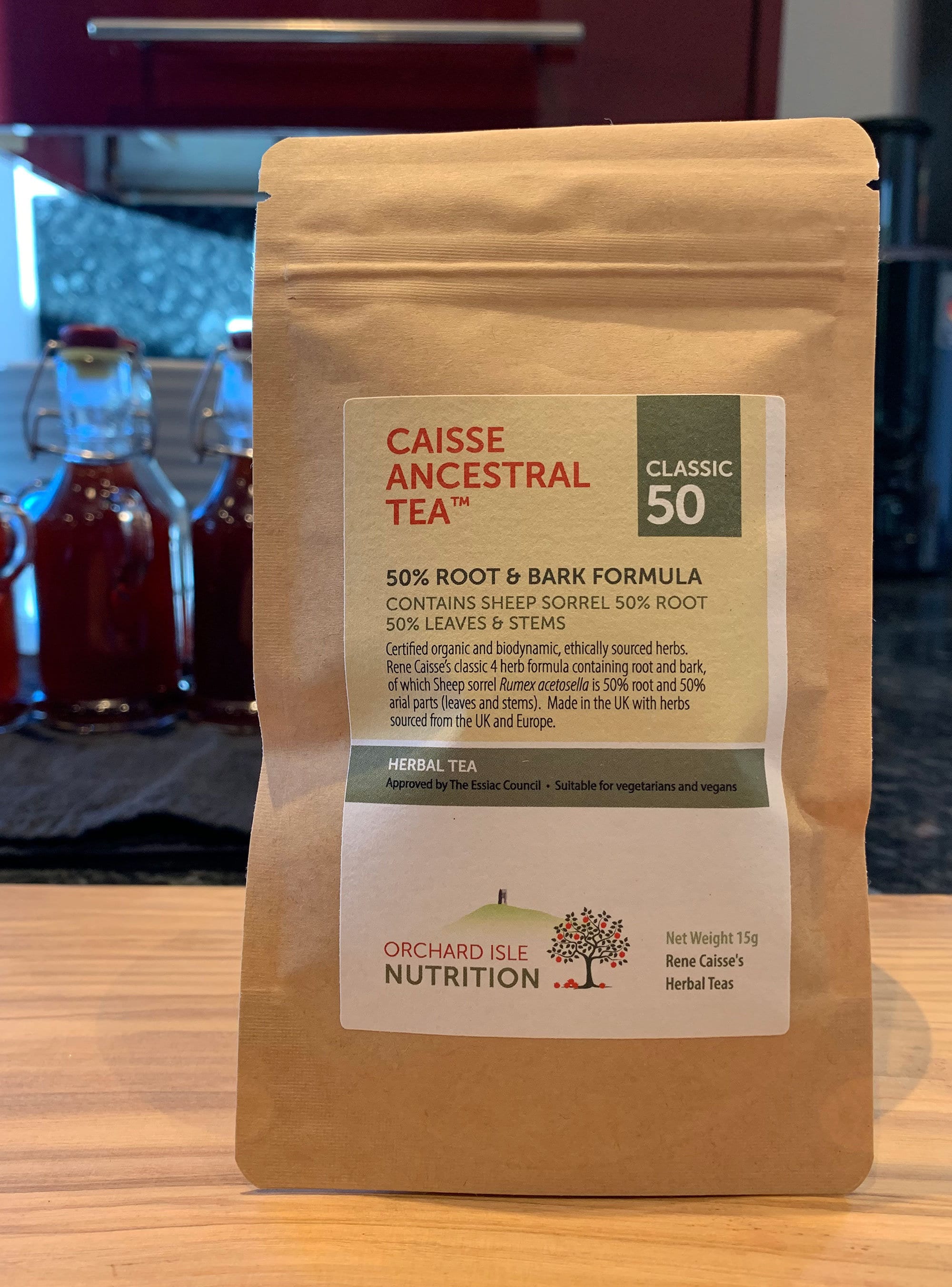 Essiac Herbal Tea: Caisse Ancestral Classic 50%, 15g