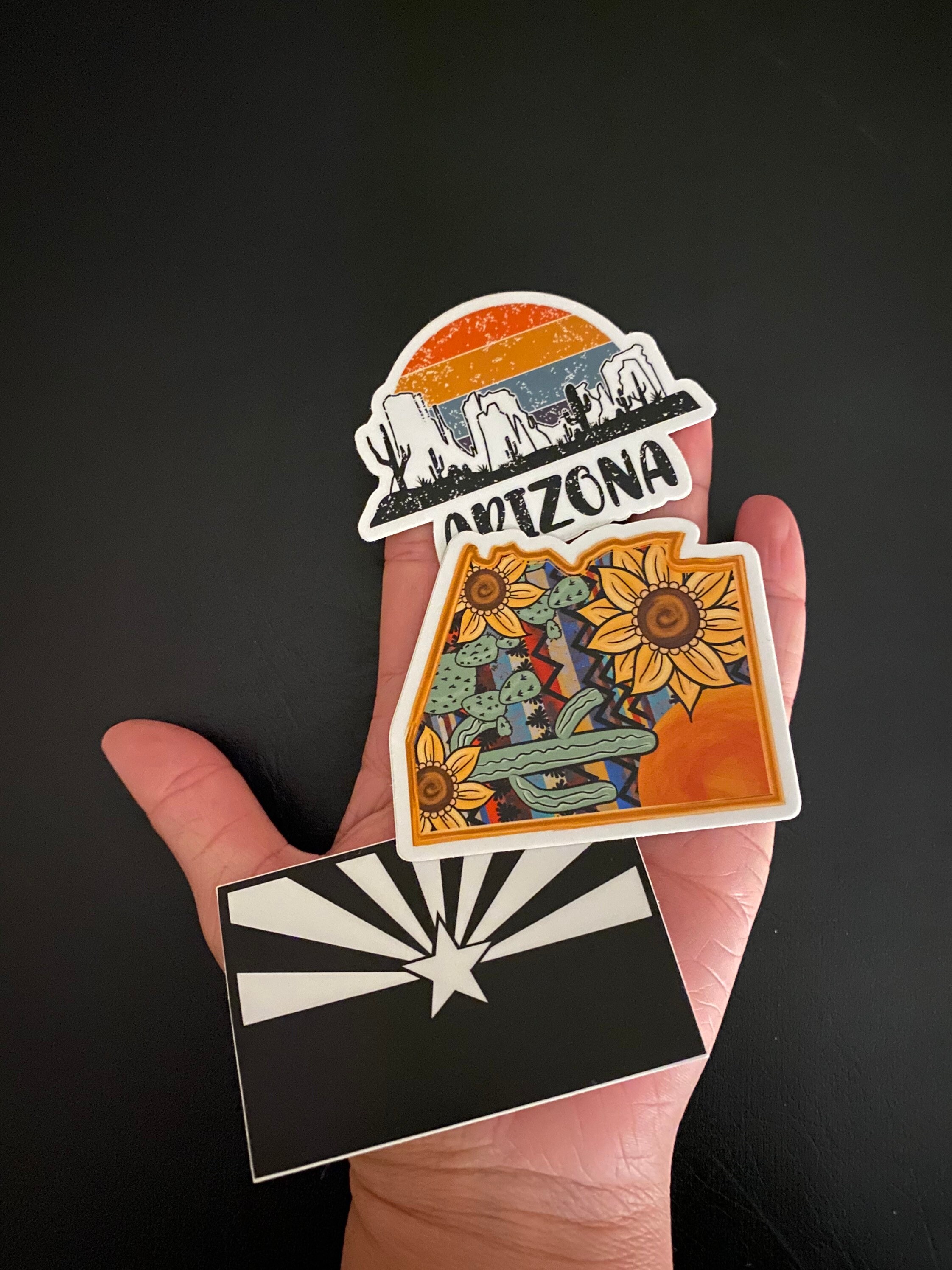 Arizona State Flag Sticker - Etsy