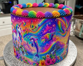 Lisa Frank Inspired Edible Images