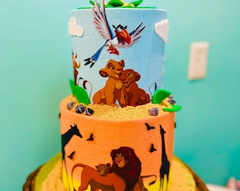 Lion King edible images