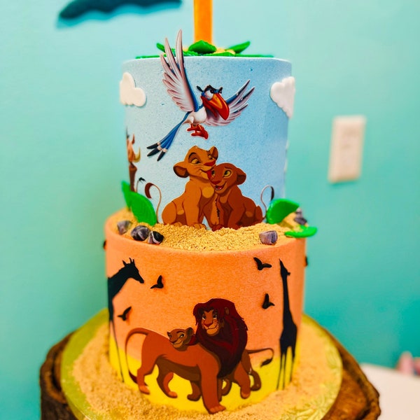 Lion King edible images