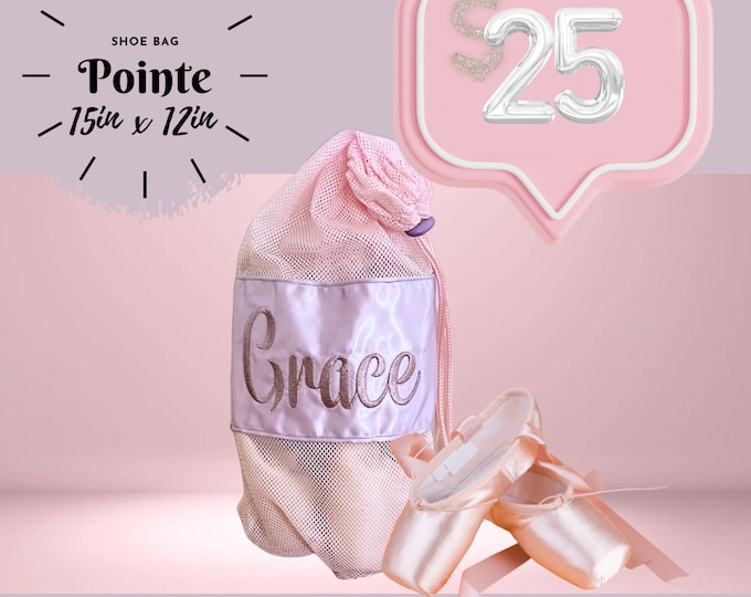 LARGE Mesh Drawstring BLACK Ballet Jazz Tap Pointe Shoe Glove Etsy