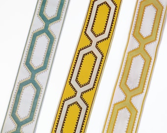 Geometric Curtain Trim: Fabric Decoration Tape, DIY Crafts