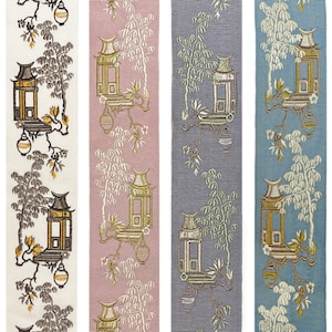 Designer Trim, nastro in tessuto ricamato - Passamaneria decorativa di alta qualità, 3,15 pollici.
