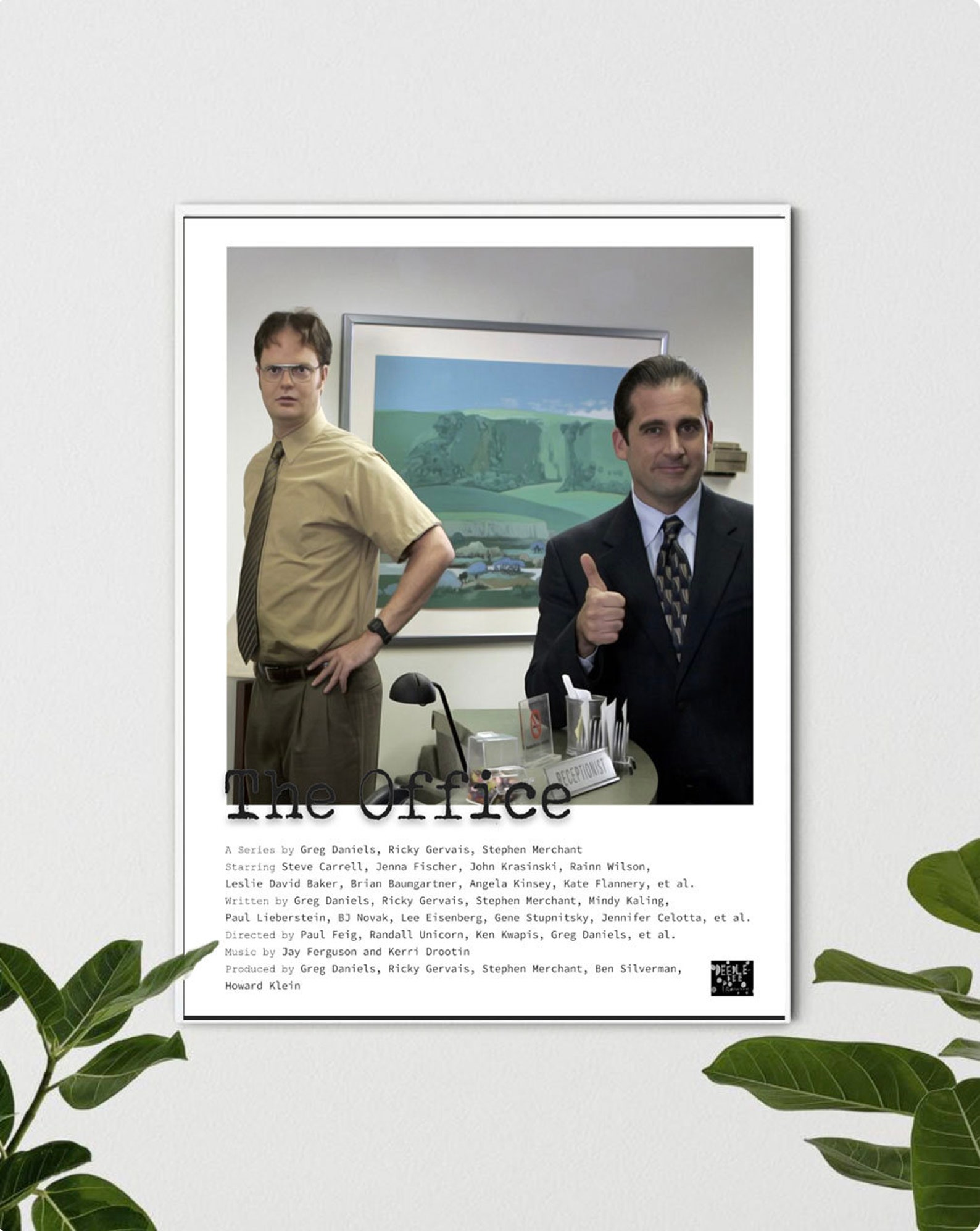 The Office Series Poster Michael Scott and Dwight Schrute Etsy
