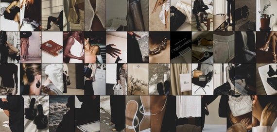 Dark Fashion Collage Kit: High Fashion Wall Art (Digital Download)