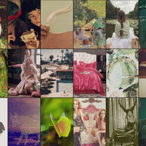 Taurus Zodiac Astrology Inspired Wall Collage 60 4&quot;x6&quot; Digital Art
