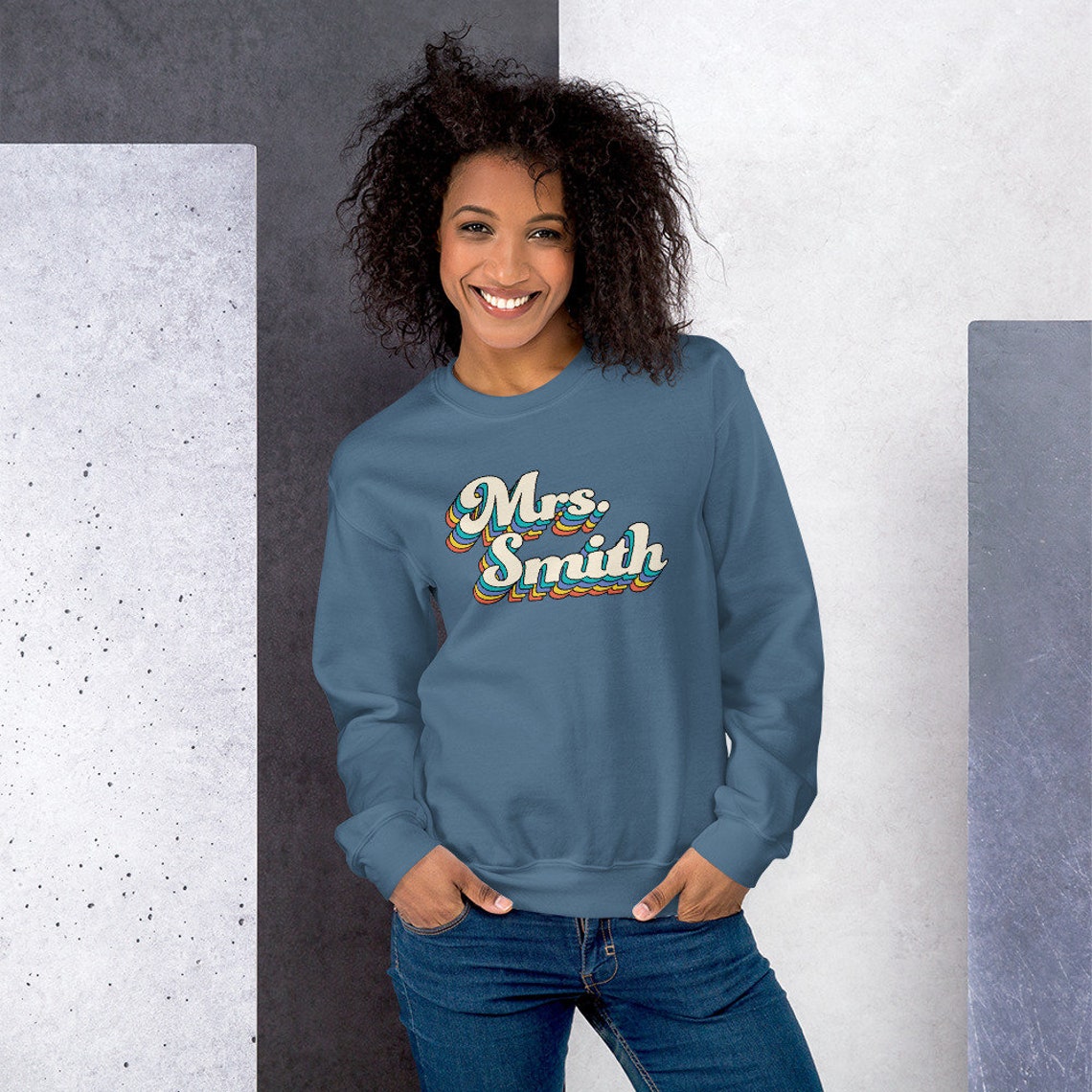 Custom Teacher crewneck Teacher sweater Personalized teacher Etsy
