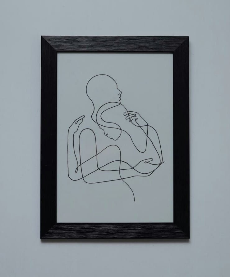 Pencil Art Sketches Home Décor Wall Hanging Art Room Décor Etsy