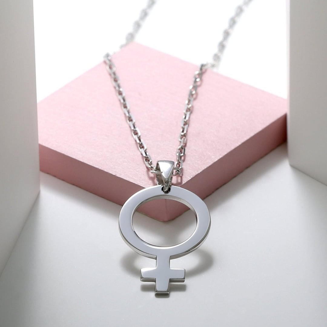 VENUS NECKLACE, Venus Pendant, Venus Jewelry, Venus Sign Necklace