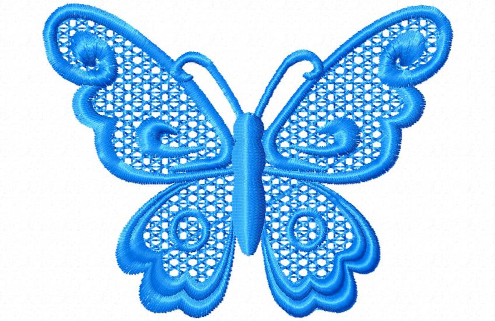 Butterfly FSL Embroidery Design – Free Standing Lace Machine Embroidery ...