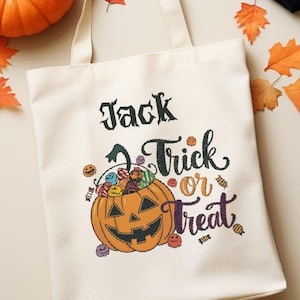 Personalisierte Süßes oder Saures Tasche - Halloween - Personalisierte Geschenkidee - Goody Bag - Süße Leckereien - Halloween Geschenk - Kinder Tasche