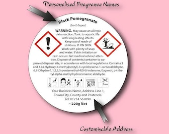 37mm Candle CLP Label Round Etsy UK