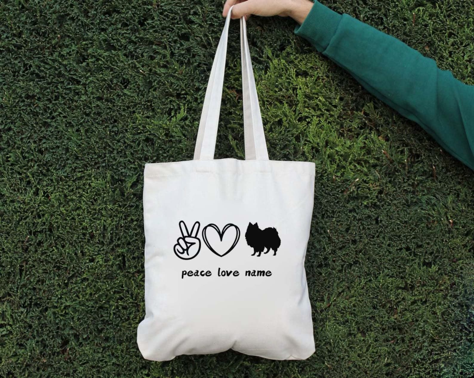 Hund Mama TASCHE personalisiert Geschenk Name Hund Mama Etsy