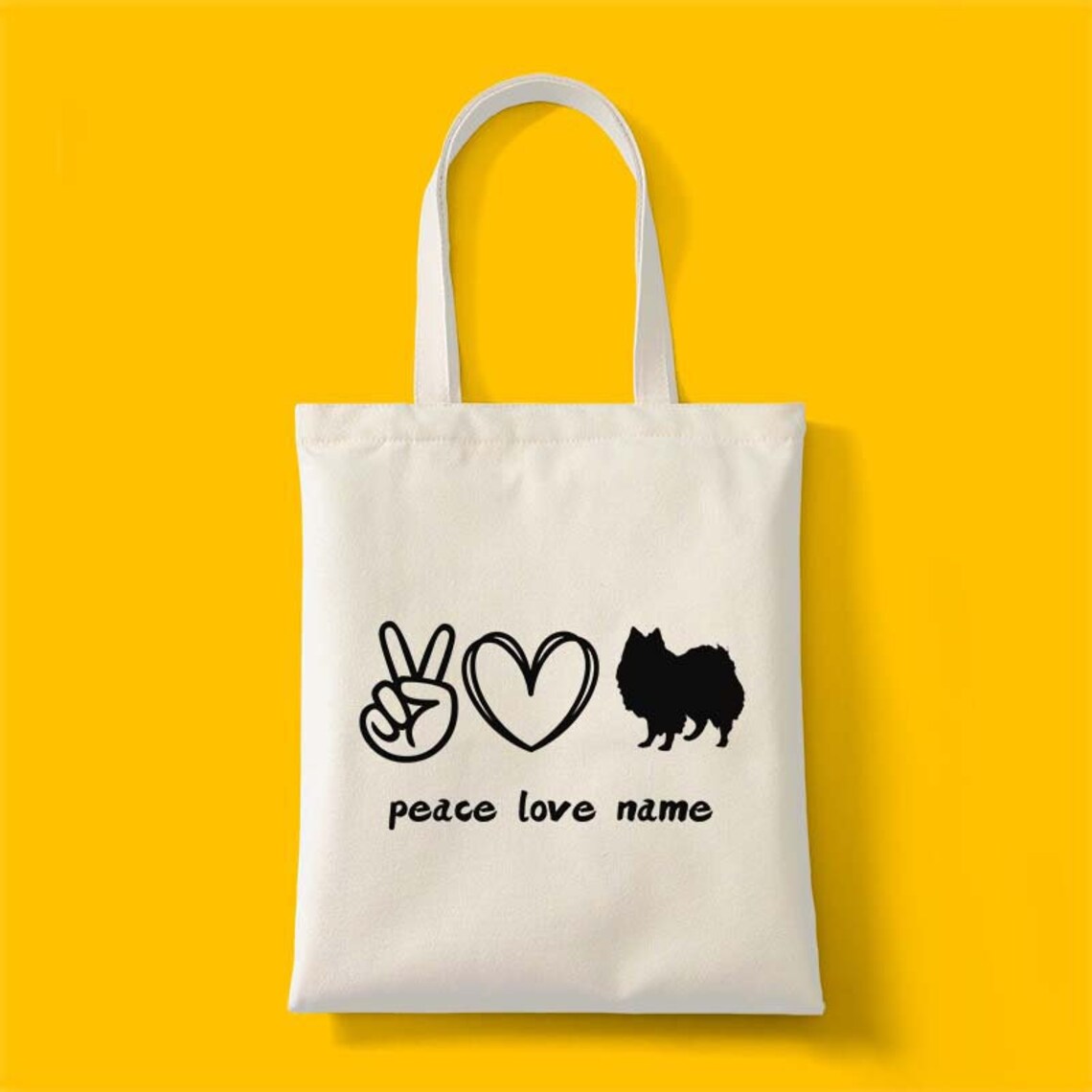 Hund Mama TASCHE personalisiert Geschenk Name Hund Mama Etsy