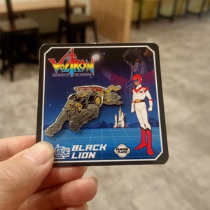 VOLTRON Black Lion Diecast Pin