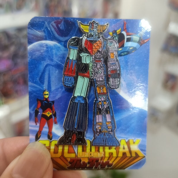 Diecast Chogokin Pin GRENDIZER / GOLDORAK / GOLDRAKE internal structure