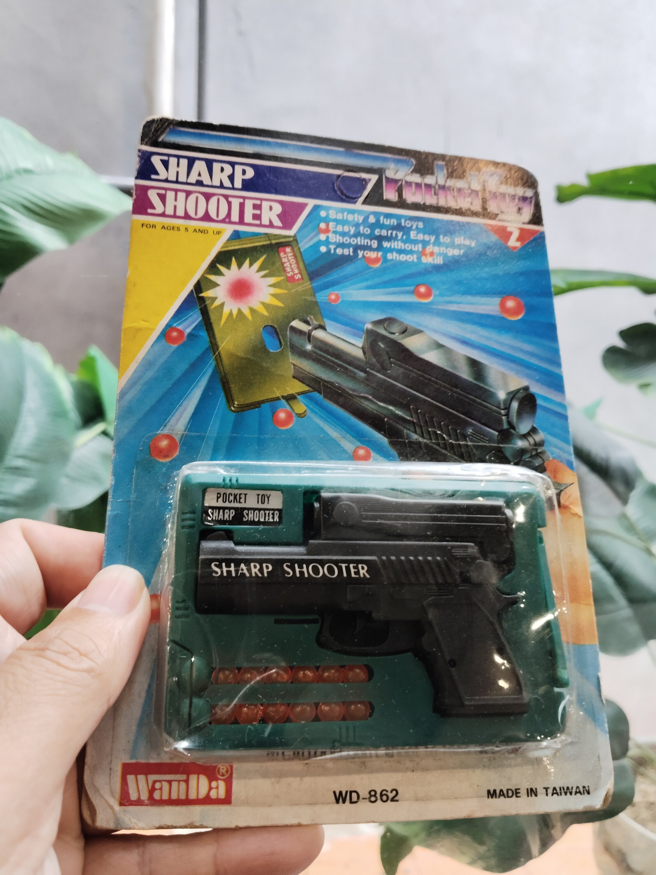 Vintage Bootleg Sega Pocket Power Toys Sharp Shooter Taiwan