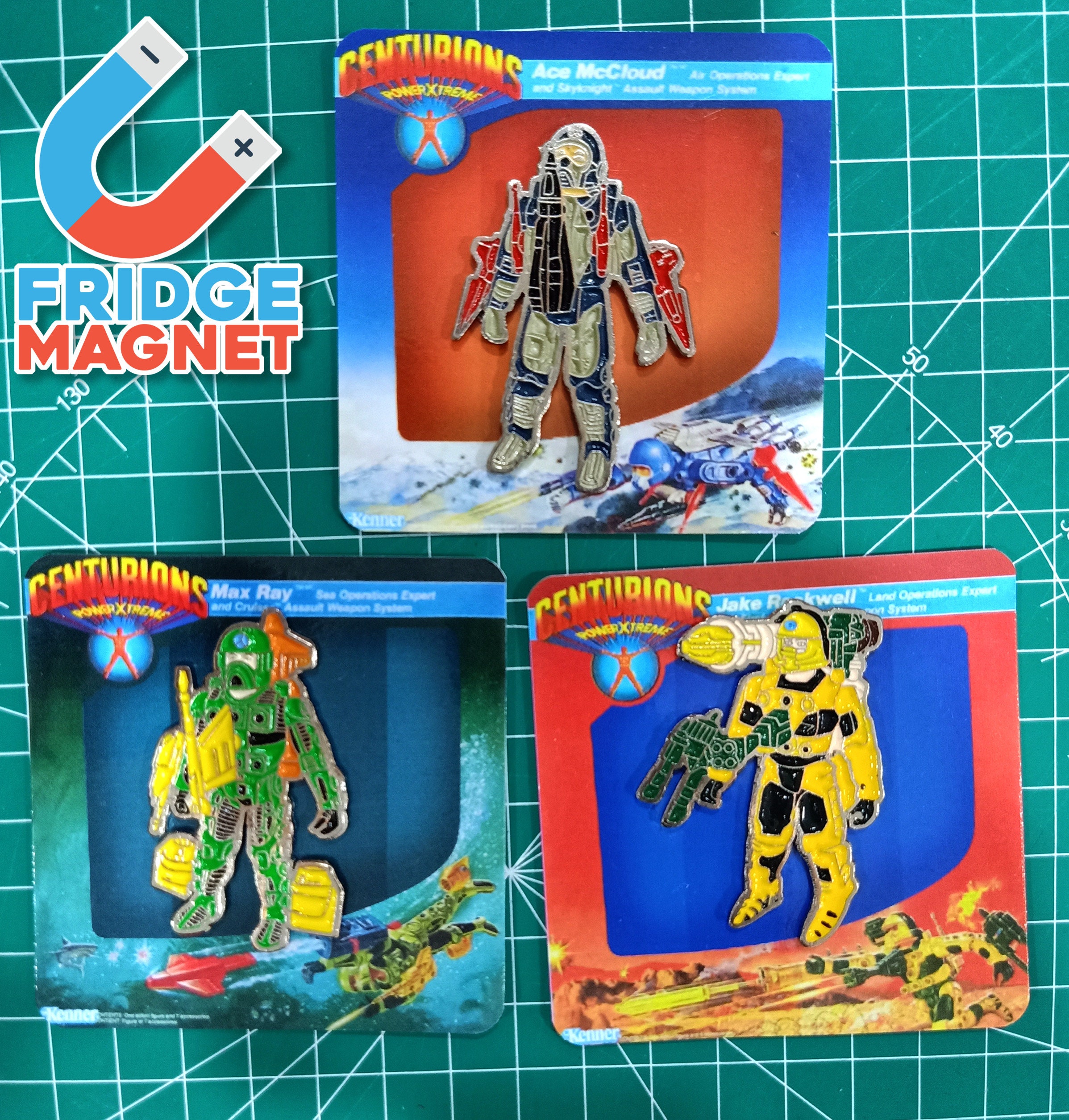 FRIDGE MAGNET Centurions Power Extreme Diecast Set - Etsy FRIDGE MAGNET Centurions Power Extreme Diecast Set - Etsy