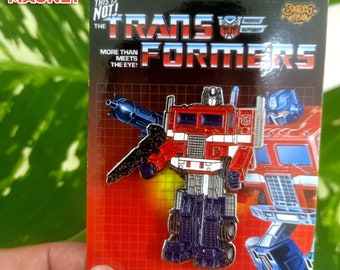 Diecast Fridge Magnet Pin G1 Optimus Prime Transformers