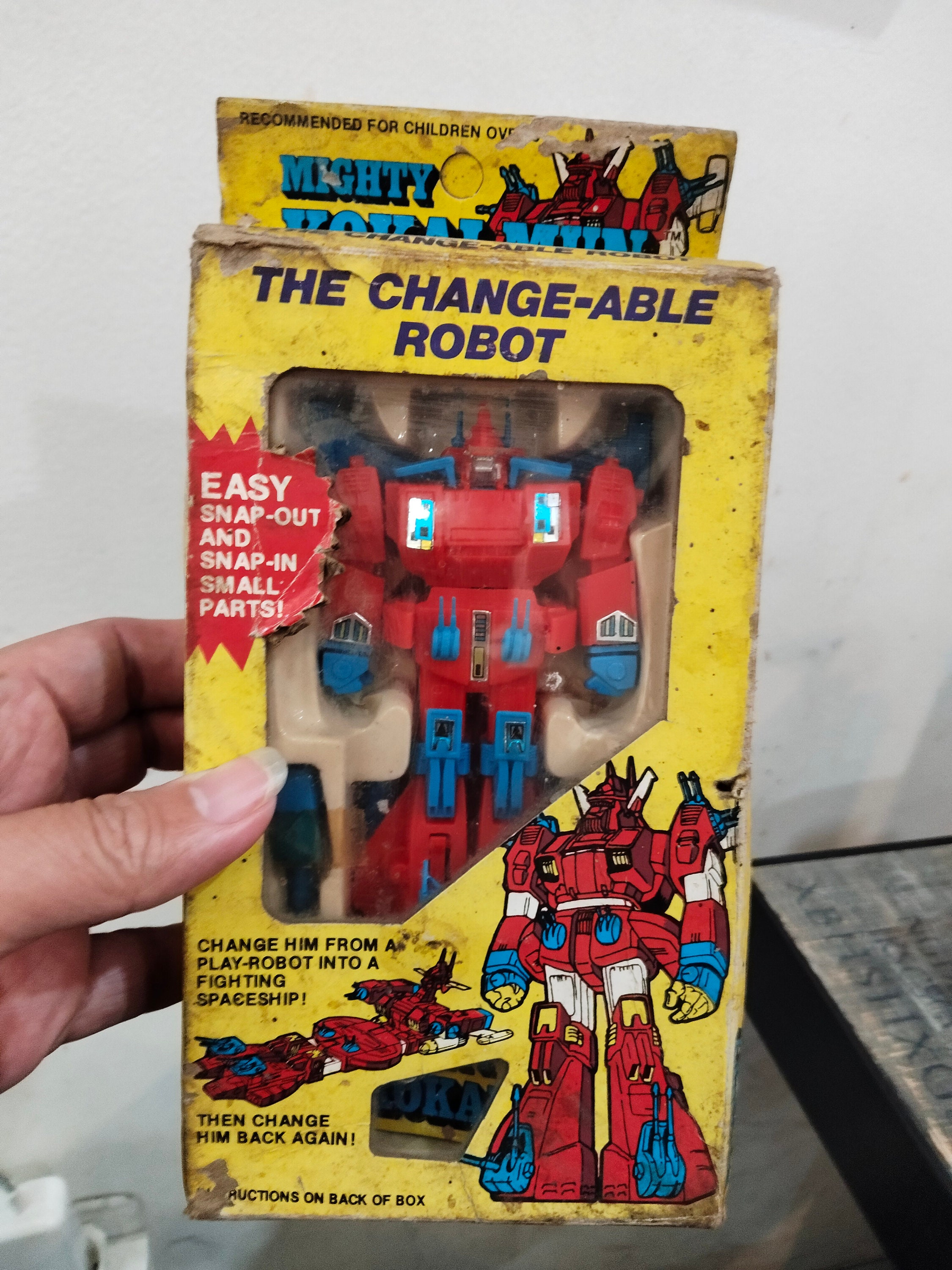 Vintage Bootleg Mighty Kokai-mun Changeable Robot Irongear