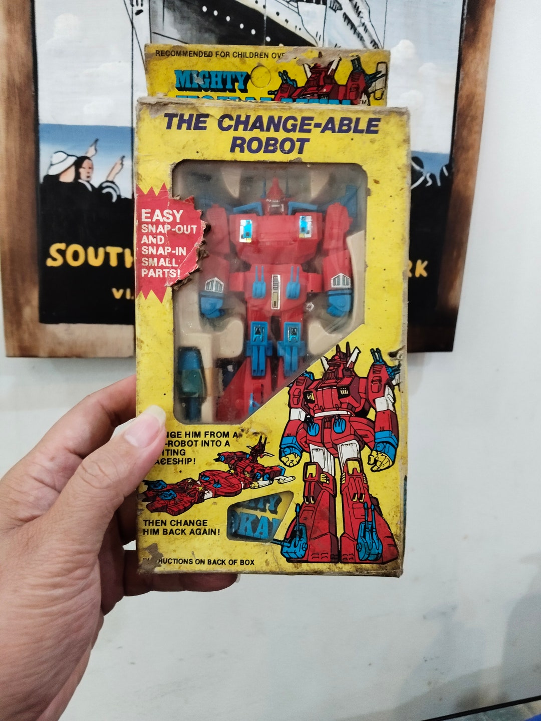 Vintage Bootleg Mighty Kokai-mun Changeable Robot Irongear Vintage Bootleg Mighty Kokai-mun Changeable Robot Irongear