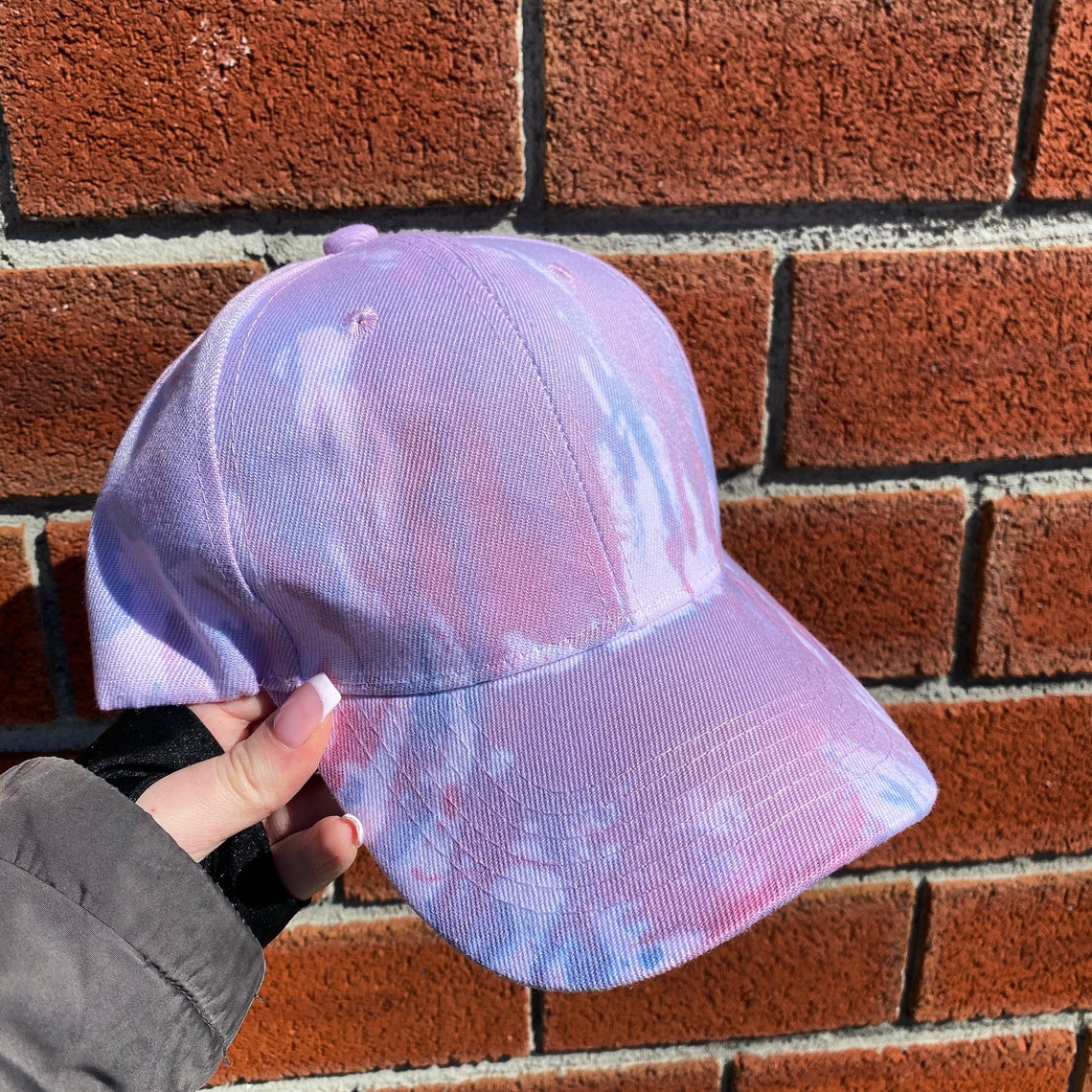 Tie dye baseball hats multiple colors hand dyed 1 hat Etsy