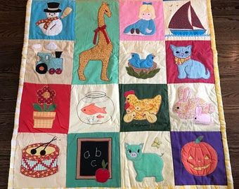 Vintage Children's Quilt
