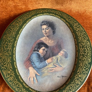 Precious Moments &quot;Mother&#39;s Love&quot; decorative plate