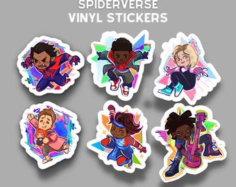 Spidey Gang Character Stickers