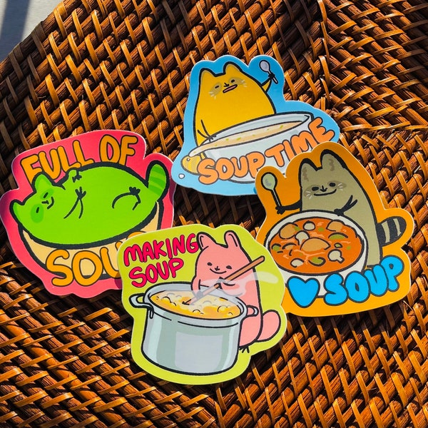 Soup Squad Stickers