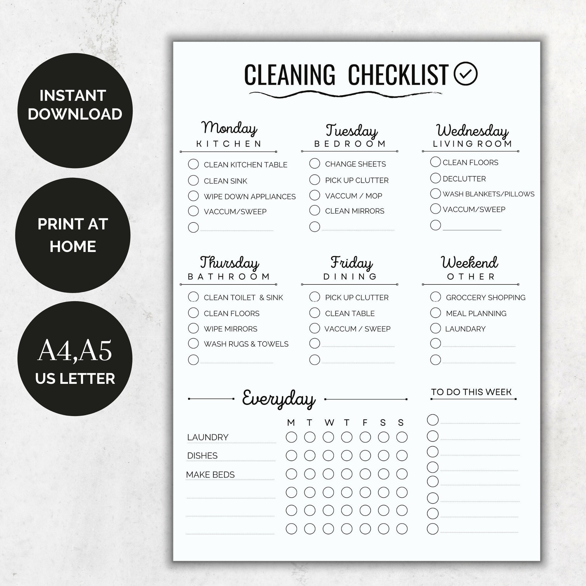 Minimalist Cleaning Supply Checklist: 6 Essentials to Have On Hand - The  Simplicity Habit