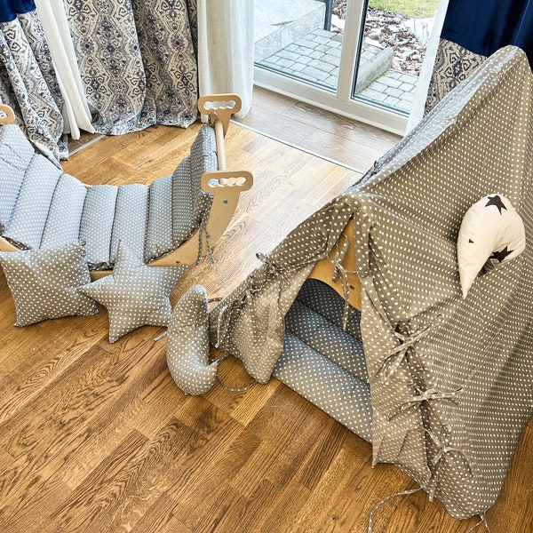 Wooden Climbing Arch Montessori Pillow Etsy