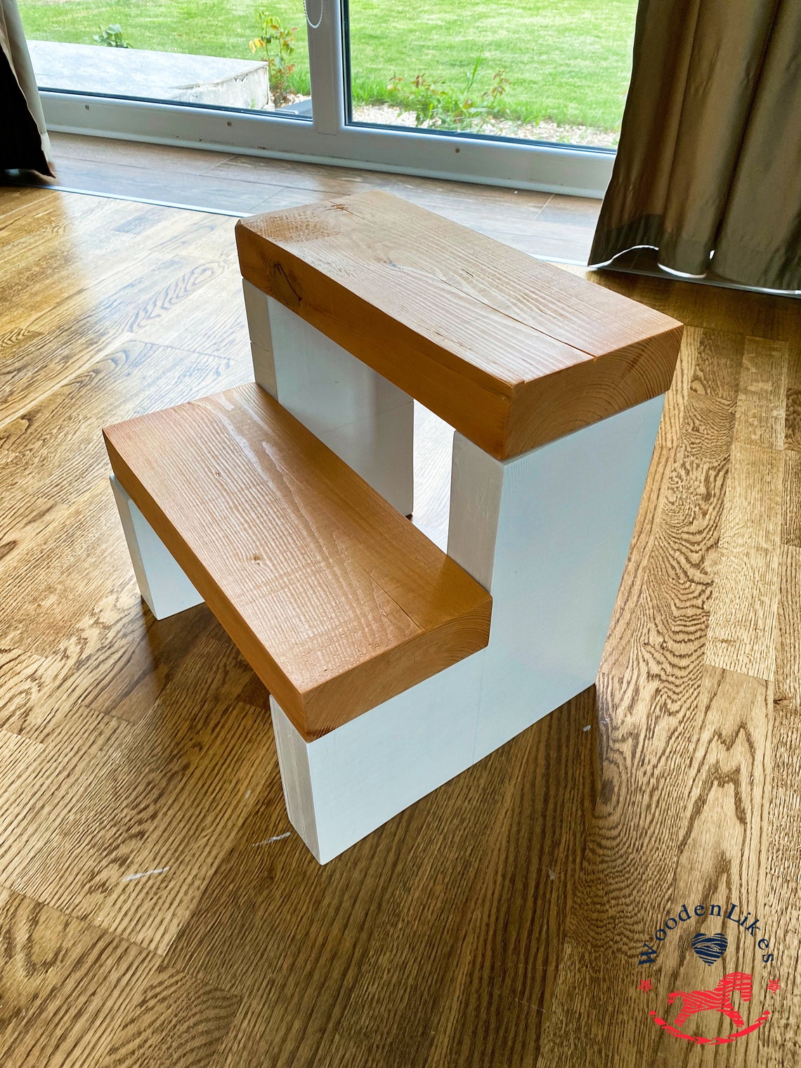 Children Step Stool Wood Bed Steps for Kids Bathroom Etsy