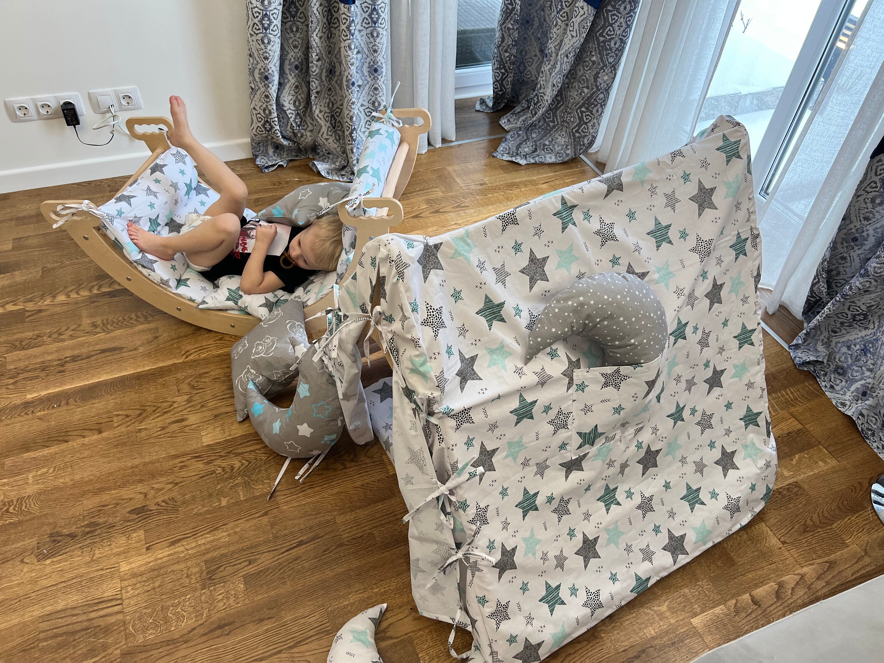 Climbing Arch With Pillow Arch Rocker Pillow Baby Teepee Etsy