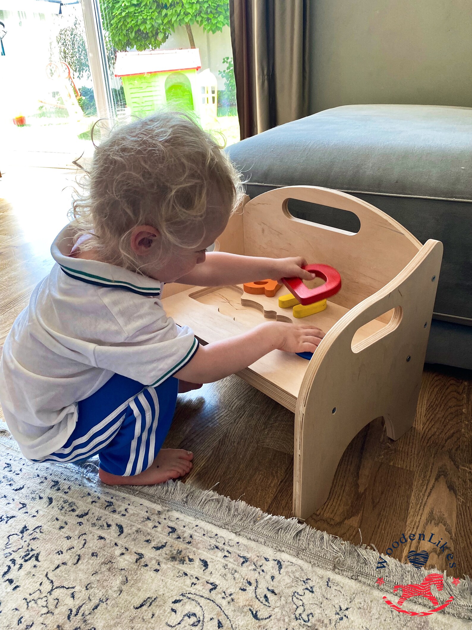 Daniel Name Toddler Chair / Personalized Puzzle Name Kids Etsy