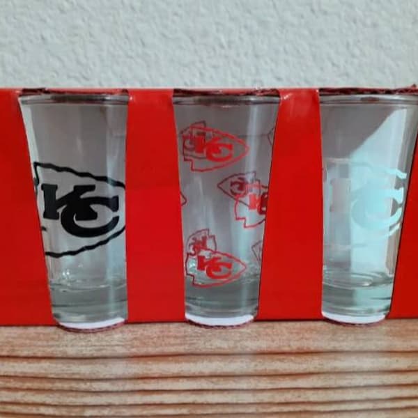 Kansas City Chief Shot Glass Etsy