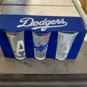 Los Angeles's dodgers shot glass set/father's day