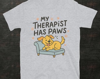 Camiseta Mi terapeuta tiene patas