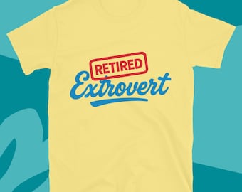 Camiseta de extrovertido jubilado