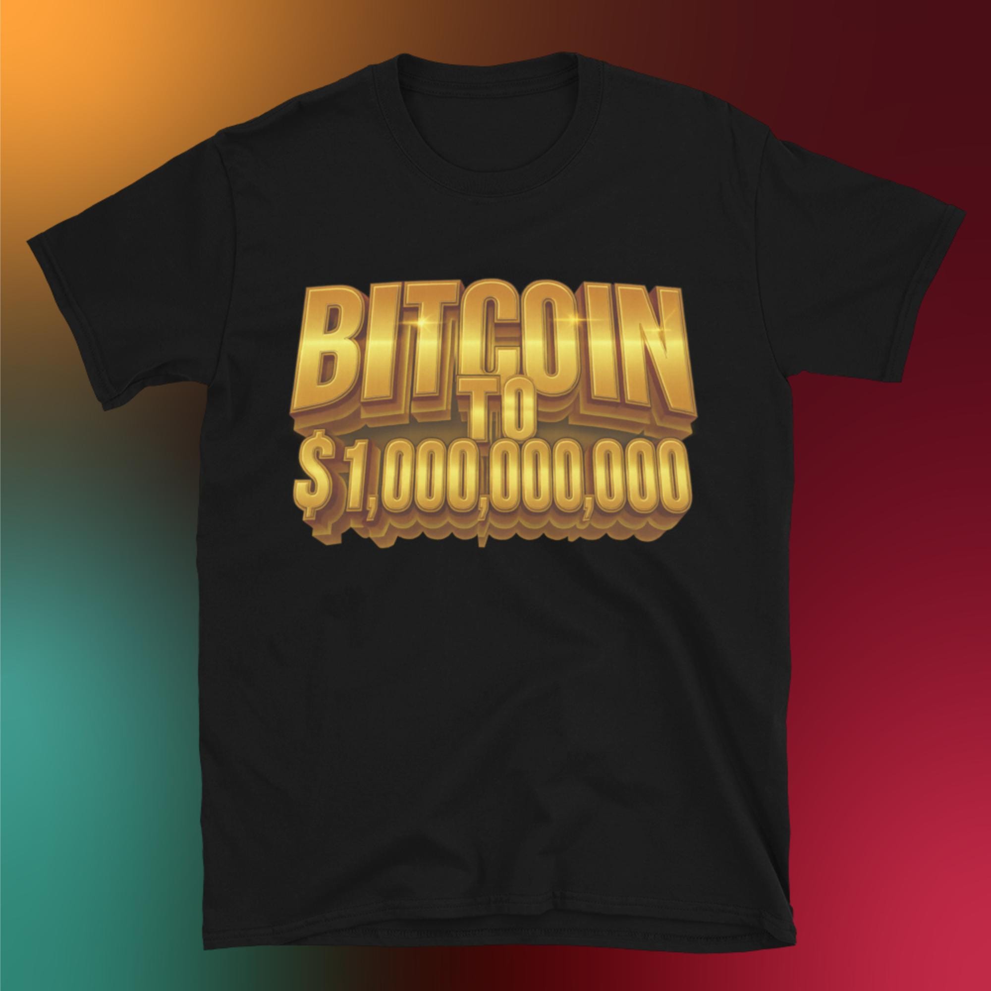 Camiseta Bitcoin a 1.000.000.000