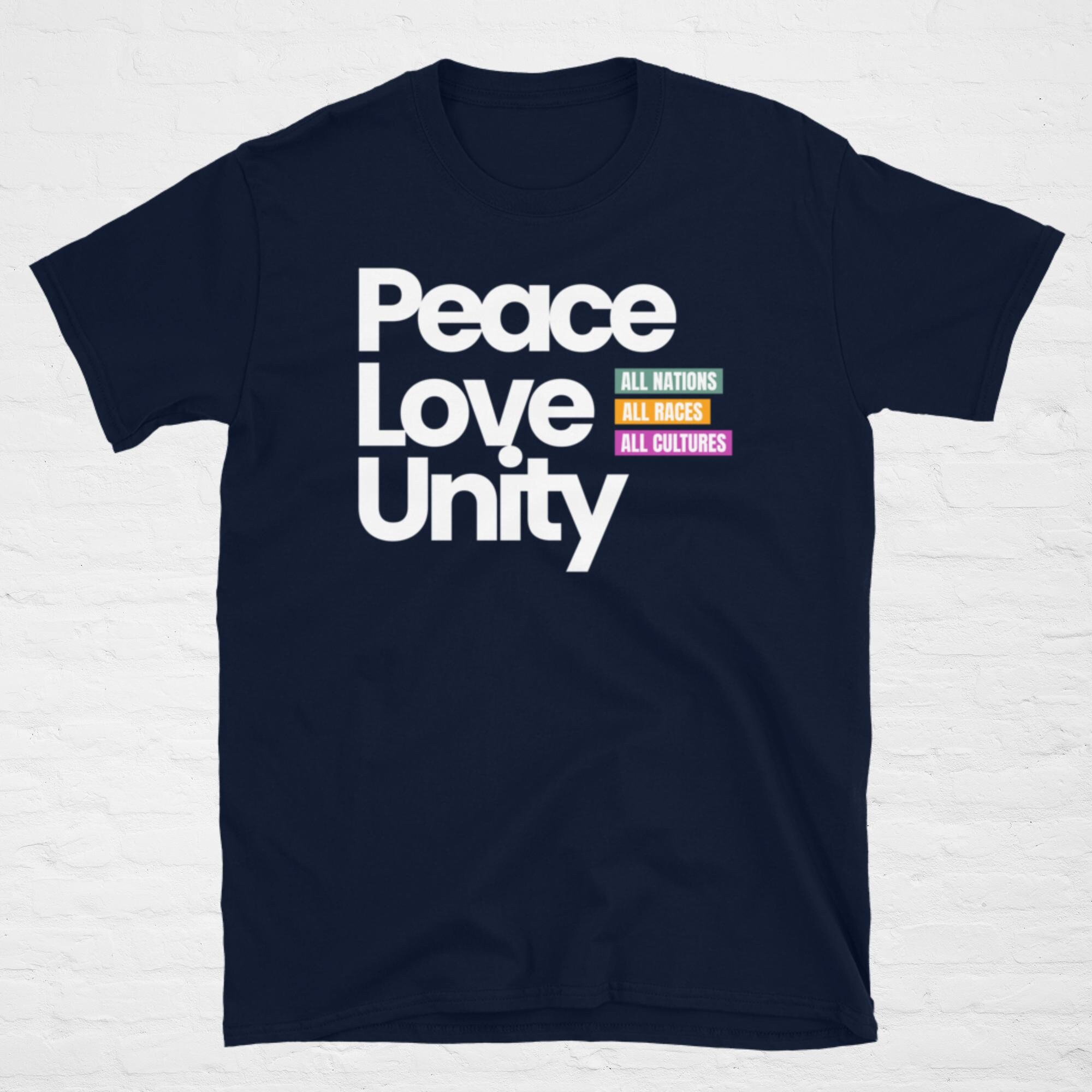 Peace Love Unity T-shirt - Etsy