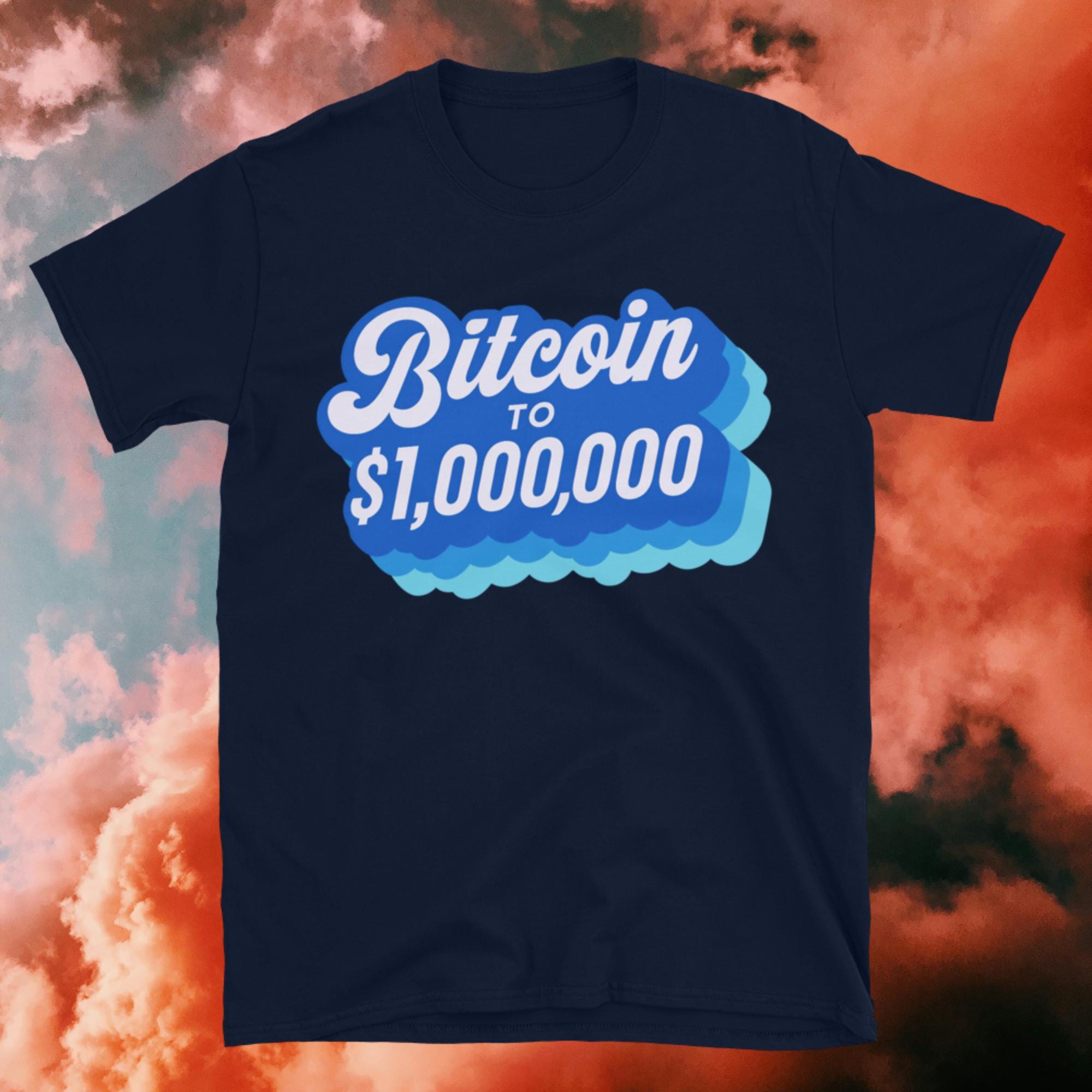 Bitcoin to 1,000,000 T-shirt - Etsy