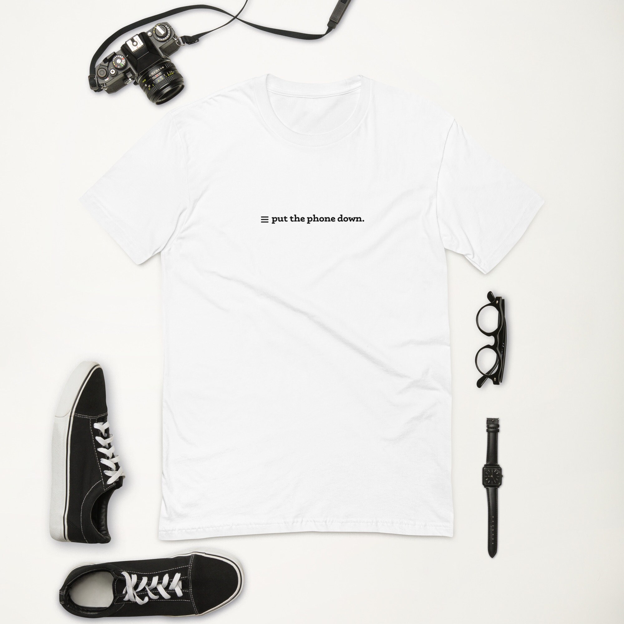 Sweat-Shirt Ou T-shirt De Marque Telephone - Taille L, Noir, Occasion Très Bon État
