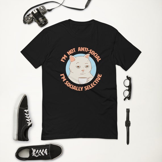 Not Anti-social T-shirt - Etsy
