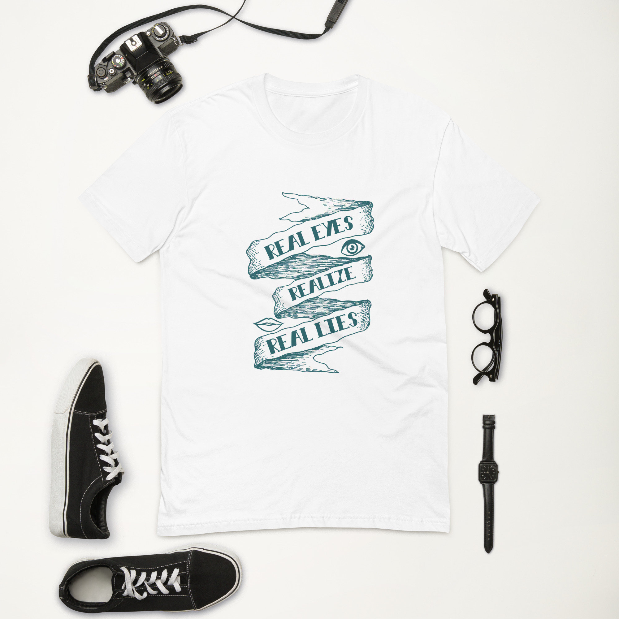 Real Eyes Realize Real Lies T-shirt - Etsy