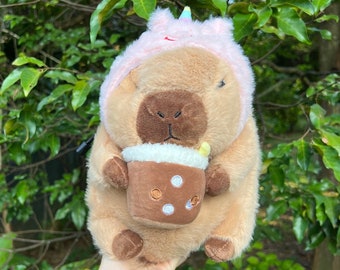 Capybara Unicorn with Bubbletea / Boba Chalk Bag