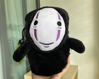 No-Face / Faceless / Kaonashi Purple Chalk Bag