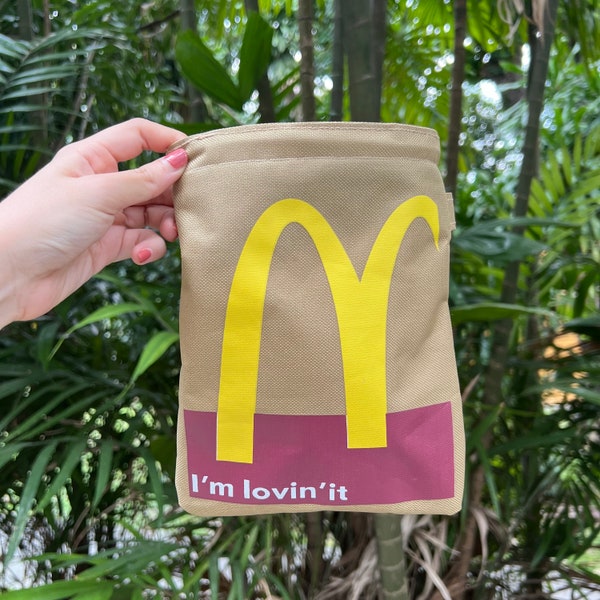 Fast Food McDonald’s Lunch Bag Chalk Bag